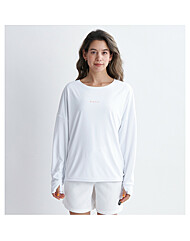 록시 여성 스트링타이 루즈핏 래쉬가드 (RE21RS200-WHT)