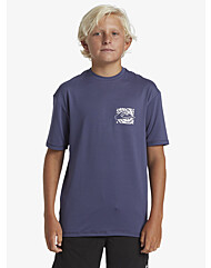 퀵실버 주니어 서프 반팔 래쉬가드 (KE21BR049-BQY)