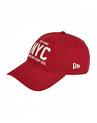 뉴에라 NYC 클래식 언스트럭쳐 볼캡 피노 레드 14561912 FLNWFA1H36