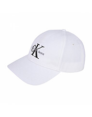 캘빈클라인 CKJ 모노그램 엠브로이더리 볼캡 화이트 4G5004GYAF FLCKFA1H02