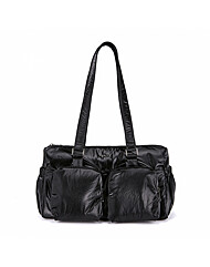 오찌 글로시 더플백 블랙 FLOTFA1B08