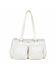 오찌 글로시 더플백 화이트 FLOTFA1B09