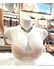 에블린 메르메 로맨티크 투톤노와이어 브라(엘핑크) EBBRFA325H