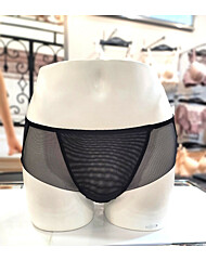 에블린 메르메 로맨티크 메쉬 노와이어 헴팬티 (블랙) EBWQFA345H