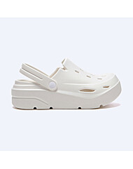 폴더라벨 / D Basic 쿠션 클로그 화이트 / FLFDES2U51