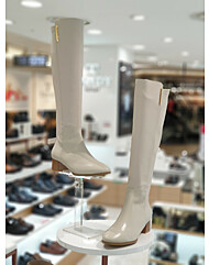 미셸 by 탠디 122510ma 여성신발 4cm 소가죽 삭스롱부츠(스판)