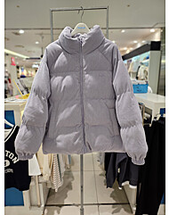 [에꼴리에]23D0155 VI코듀로이 하이넥 웰론 점퍼