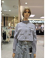 라벨 포인트 크롭 점퍼  ER2WZ-963