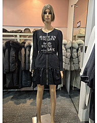 레터링 프린팅 포인트 미니 원피스ㅡ   EQ4WO-260