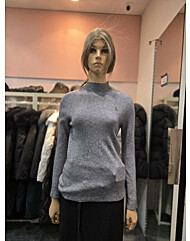 금소장식 반폴라 긴팔 니트  ER4BX-017