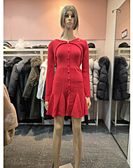 리본스트랩  포인트 민소매 플레어 원피스  EQ4WO-161