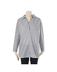 루즈핏 브이넥 셔츠 PH1WB701_NA