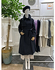 [플라스틱아일랜드]더블박시바바리코트 PL3WC382