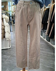 여성 스트레이트핏 면 기모 팬츠 PQ4WP086