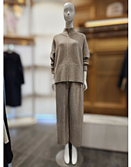 플라스틱아일랜드 하이넥짚업니트셋업 PR7XD1W2