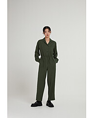 AN3WO861 허리 밴딩  점프슈트