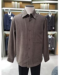 트윌 원단 오버핏 아우터형 셔츠 ABE4WC1301 DBE