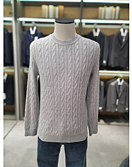 지오지아 케이블 패턴 울 혼방 스웨터 AAF1ER1103 MGR