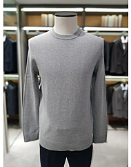 워셔블 투톤 긴팔 풀오버 니트 AAF1ER1102 LGR