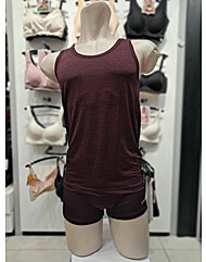 보디가드 인팅소재 와인 런닝 드로즈 세트BGMRA882,BGMDA882