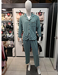 보디가드  민트 피치기모  남여공용파자마세트BGMNB903