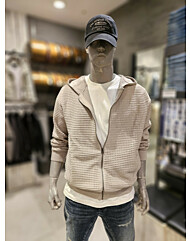 [버커루] 남성) ACP 와플 후드 집업 가디건 (B241KC410P)