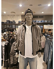 [버커루] 여성) NP 후드레이어드 4온스 패딩 항공점퍼 (B243Z2020P)