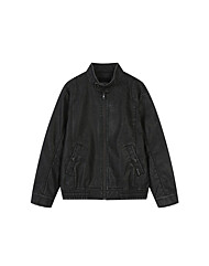 [버커루] 남성) 스탠드카라 인조레더자켓 (B251LI380P)