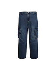 [버커루] 공용) 데님 파라슈트 카고 팬츠 (B255DP249P)