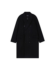 [버커루] 남성) 방모 더블 롱코트 (B244CT010P1)