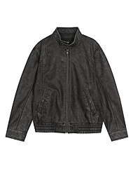 [버커루] 남성) 스탠드 카라 인조가죽 자켓 (B255LI380P)