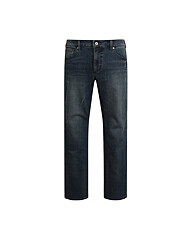 [버커루] 남성) 기모 슬림 스트레이트진 데님팬츠 (B244DP141P1)