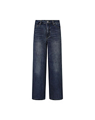 [버커루] 여성) 기모 와이드 데님팸츠 (B244DP822P1)