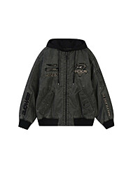 [버커루] 남성) 피그먼트 후드 탈부착 패딩 항공점퍼 (B244JP370P1)