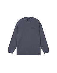 [버커루] 남성) 10수 싱글 피그다잉 오버핏 긴팔티셔츠 (B251TS120P)