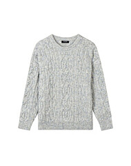 [버커루] 남성) 펜시얀 변형 케이블 니트 풀오버 (B244KT330P1)