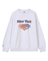 NYK 다이나믹 라운드 맨투맨(N241TS030P) MGR