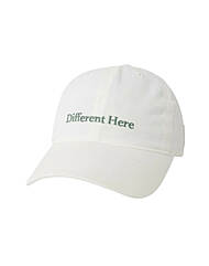 BOS 슬로건 오버캡 SOFT BALL CAP_SC170(N255AP232P)  WHITE