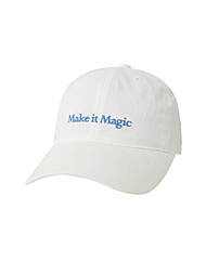 BOS 슬로건 오버캡 SOFT BALL CAP_SC170(N255AP232P).  OFF WHITE