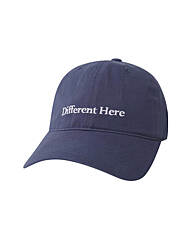 BOS 슬로건 오버캡 SOFT BALL CAP_(N255AP232P).  BLUE