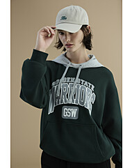 GSW 아치형 후드 티셔츠(N253TH021P) 그린