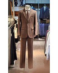 F/W 워모&폴메이져  브라운 짜임 슈트 LFLJKJ47,TJ47