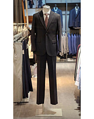 F/W 워모&폴메이져  블랙 짜임 슈트 LFLJKJ45,TJ45