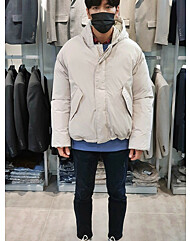 F/W 워모 오버핏 숏 구스다운 패딩 JWLJUJ81