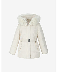 OBBDOT3(라인이 예쁜 벨트 숏 구스패딩)