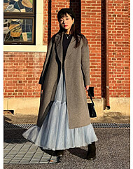 OBBHCR2(테일러드 구스안감 핸드메이드 울코트)