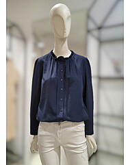 SI플리츠 핀턱 포인트 블라우스SGBAB24110