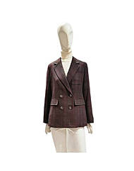 SI체크 더블버튼 울자켓SFJAX2132