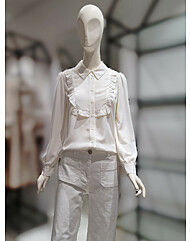 SI러플 셔링 포인트 블라우스SFBAI24210