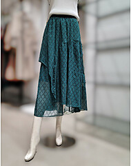 SI밴딩 언발 트윙클 포인트 스커트SJSAI2302